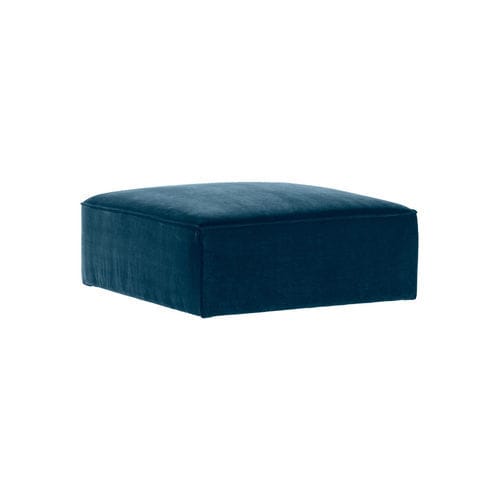 Pouf contemporaneo - ALBI  - HOME SPIRIT - in tessuto / quadrato / imbottito