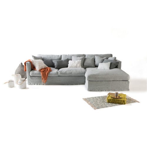 Divano d'angolo - NOMAD - HOME SPIRIT - contemporaneo / in tessuto / in piume