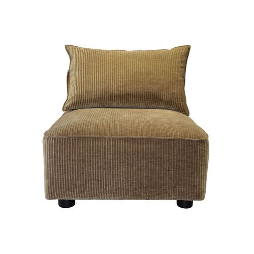 Poltrona contemporanea - ELENA  - HOME SPIRIT - in tessuto / in faggio / con cuscino rimovibile
