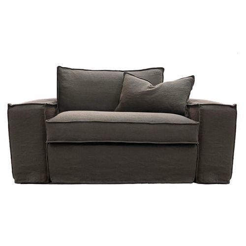 Poltrona design - CHARLES XL - HOME SPIRIT - in espanso / in lino / in piume
