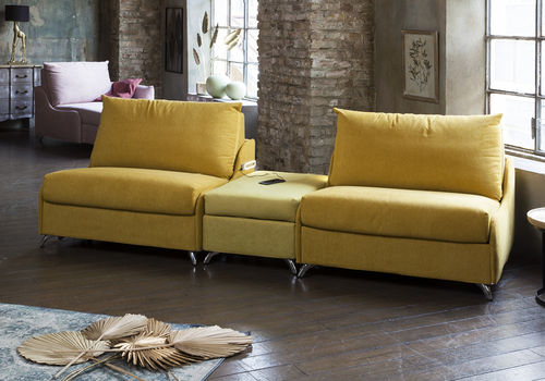 Divano modulare - SIMBA - CONFORPLUS - letto / contemporaneo / in tessuto