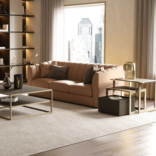 Divano contemporaneo - Club - Stylish Club - da sala / in pelle / con braccioli