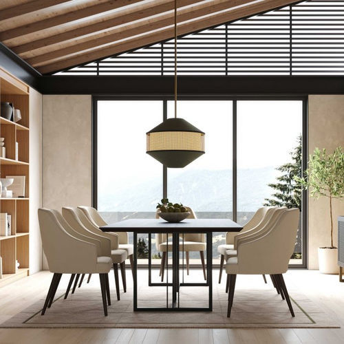 Sedia da pranzo contemporanea - Donna - Stylish Club - da interno / in velluto / con supporto in legno impiallacciato