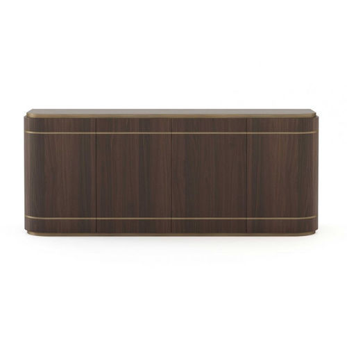 Credenza contemporanea - Elea - Stylish Club - impiallacciata in legno / in bronzo / con ripiano