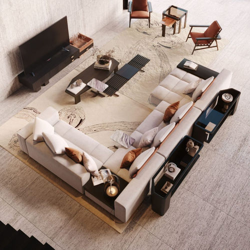 Divano modulare - Margem - Stylish Club - contemporaneo / da sala / in tessuto