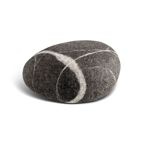 Pouf contemporaneo - PEACE - Katsu Stones - in lana / altre forme / fatto a mano