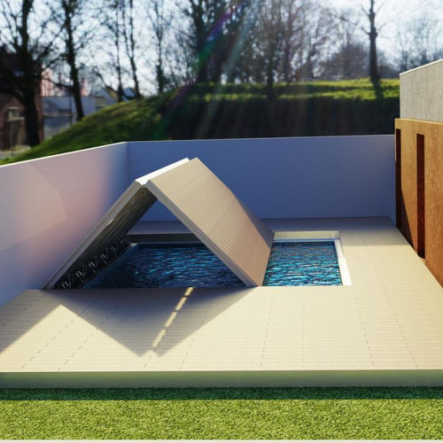 Protezione per piscina retrattile - Proruper - Unipessoal, Lda - a tapparella / automatica / di sicurezza