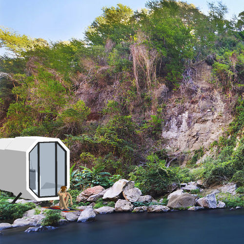 Micro-casa prefabbricata - SLIDES S-8 - Free Home - contemporanea / in acciaio / in alluminio