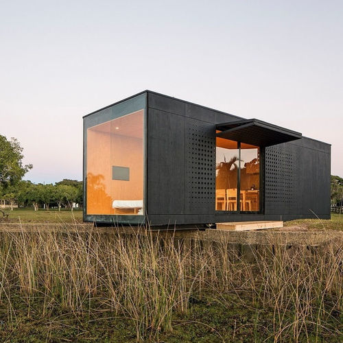 Micro-casa prefabbricata - PODS P-22 - Free Home - contemporanea / in acciaio / in alluminio