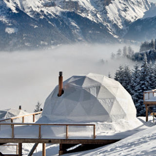 Tenda a bolla tonda - GEODESIC G-6 - Free Home - in PVC / in acciaio galvanizzato / trasparente