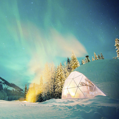 Tenda a bolla tonda - GEODESIC G-8 - Free Home - in PVC / in acciaio galvanizzato / trasparente