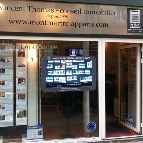Touch screen a muro - DYMENSION - per informazioni / con display digitale / con touch screen multitouch