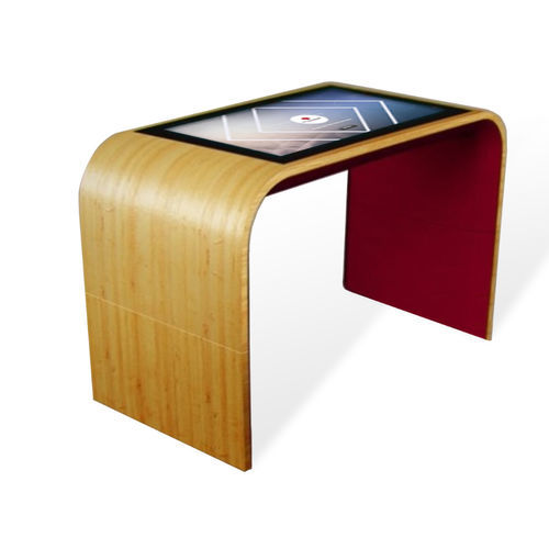 Tavolo contemporaneo - DYMENSION - in legno / con supporto in legno / rettangolare
