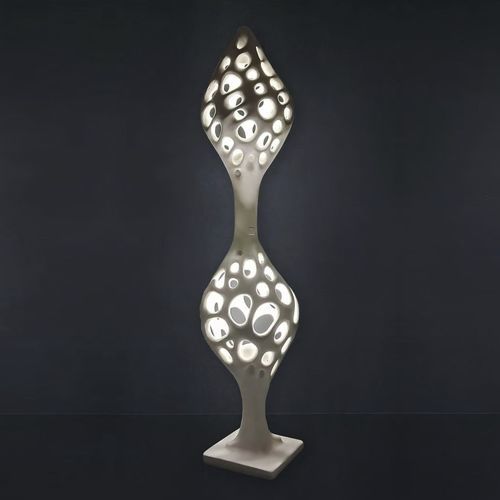 Lampada a sospensione - COCOON - JOËL BARTZ - in metallo / in marmo / contemporanea