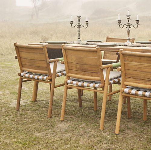 Sedia design - UZ  - Yaaz - da interno / da esterno / in teak