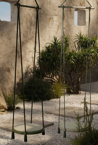 Dondolo da giardino in alluminio - HAYAL  - Yaaz - in tessuto / in corda / sospeso
