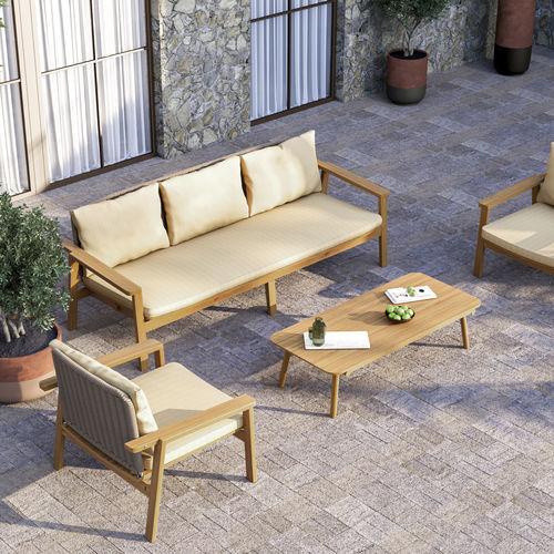 Divano design - DENK - Yaaz - per terrazza / da giardino / in Sunbrella®