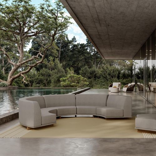 Divano modulare - RASEL LARGE - Yaaz - design / da esterno / in Sunbrella®