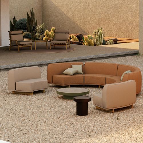Divano modulare - RASEL SMALL - Yaaz - design / da esterno / in Sunbrella®
