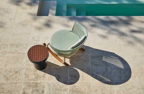 Tavolino basso design - HISS - Yaaz - in alluminio / in porcellana / in ceramica