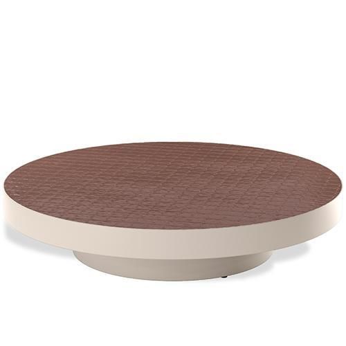 Tavolino basso design - HISS - Yaaz - in alluminio / in porcellana / con supporto in alluminio