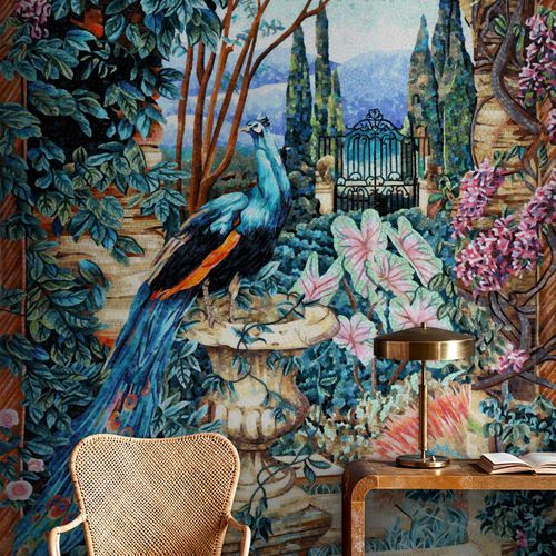 Mosaico artistico - TESSERE - in vetro / da interno / da parete