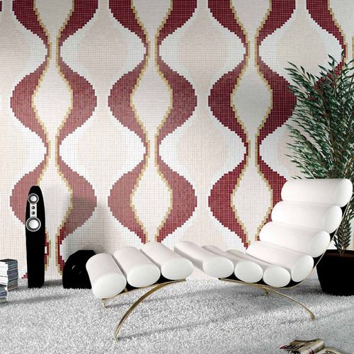 Mosaico in vetro - TESSERE - da interno / da bagno / da parete