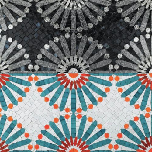Mosaico in vetro - TESSERE - da interno / da parete / contemporaneo