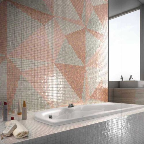 Mosaico in vetro - TESSERE - lucido / da interno / da bagno