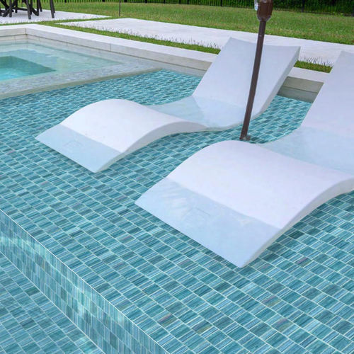 Mosaico in vetro - SWIMMING POOL SERIES - TESSERE - lucido / da interno / da esterno