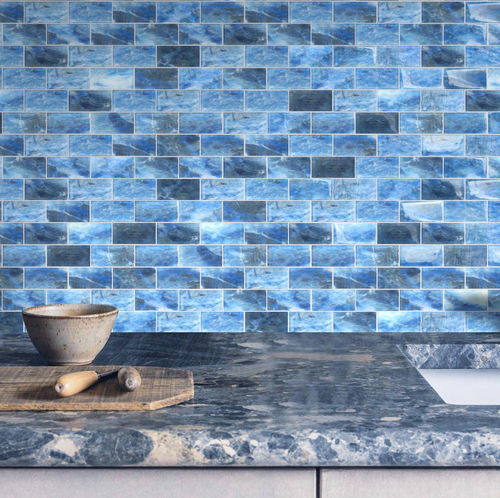 Mosaico in vetro - CRYSTAL SERIES - TESSERE - lucido / da interno / da bagno