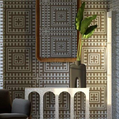 Mosaico in marmo - MAYAN  - TESSERE - in lavica / in pietra naturale / in vetro riciclato