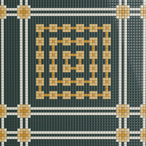 Mosaico in marmo - SCURO  - TESSERE - in lavica / in pietra naturale / in vetro riciclato