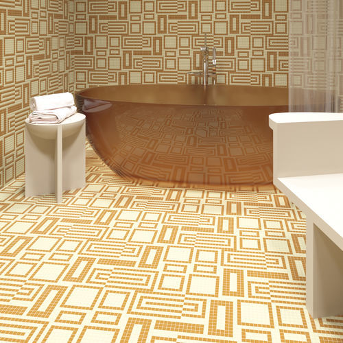 Mosaico in marmo - SWITCH GINGER  - TESSERE - in lavica / in pietra naturale / in vetro riciclato