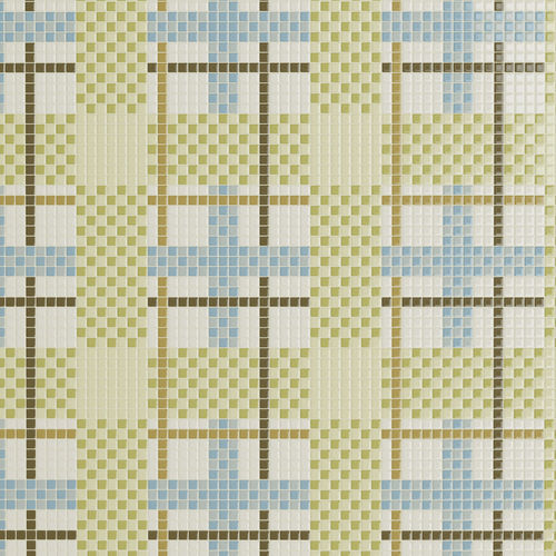 Mosaico in marmo - TARTAN - TESSERE - in lavica / in pietra naturale / in vetro riciclato
