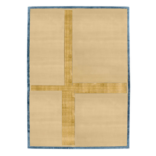 Tappeto contemporaneo - EBB & FLOW Beach C10011 - Softicated - geometrico / in lana / in seta vegetale