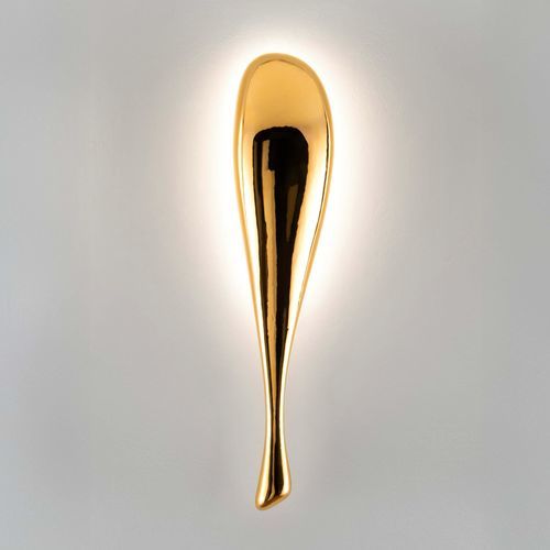 Applique design originale - FLYING FISH GOLD - Softicated - da interno / in ceramica / in oro