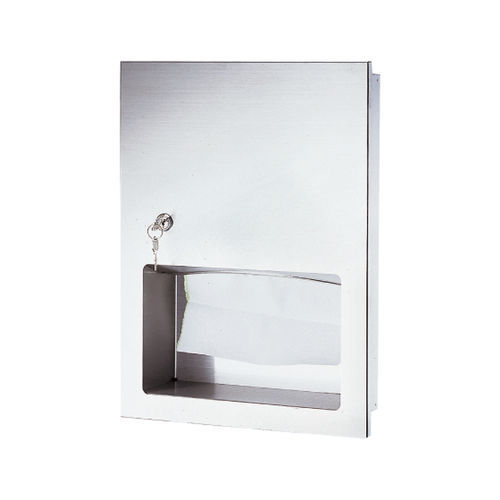 Distributore di salviette ad incasso - AE-5014 - Fanda Hygiene Co., Ltd - in acciaio inossidabile / per asciugamani piegati / contract
