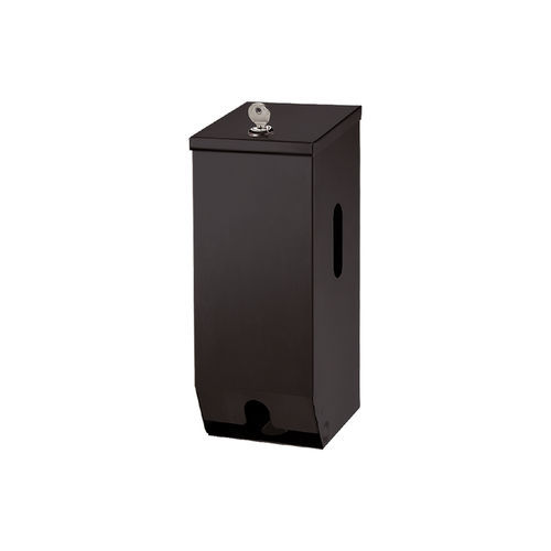 Distributore di carta igienica da parete - AE-1201 Series - Fanda Hygiene Co., Ltd - in acciaio inossidabile / nero / levigato