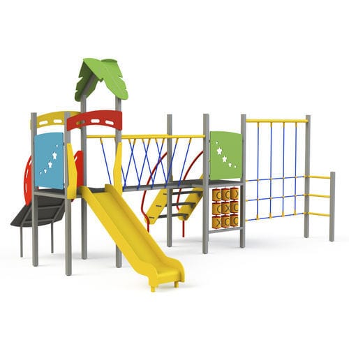 Struttura ludica per parco giochi - GP55  - GOTINSHTAIN EOOD - in metallo / in HDPE / modulare