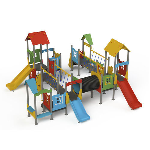 Struttura ludica per parco giochi - GPL15  - GOTINSHTAIN EOOD - in metallo / in HDPE / modulare