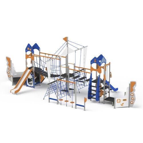 Struttura ludica per parco giochi - GPS02 - GOTINSHTAIN EOOD - in metallo / in HDPE / modulare