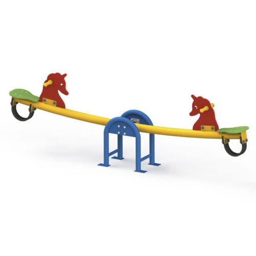 Altalena basculante in metallo - GSS03 - GOTINSHTAIN EOOD - in HDPE / per parco giochi