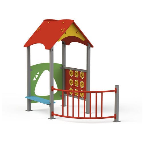 Casetta da gioco per parco giochi - H02 - GOTINSHTAIN EOOD - a pavimento