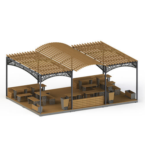 Parklet con fioriera integrata - PL02  - GOTINSHTAIN EOOD - modulare / ecologico