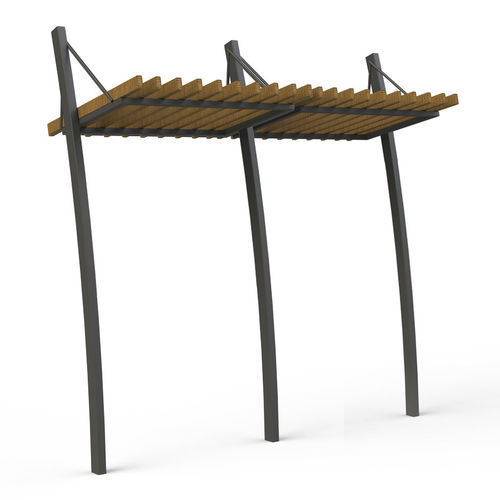Pergola autoportante - P03-1 - GOTINSHTAIN EOOD - in legno / in metallo / con copertura in legno
