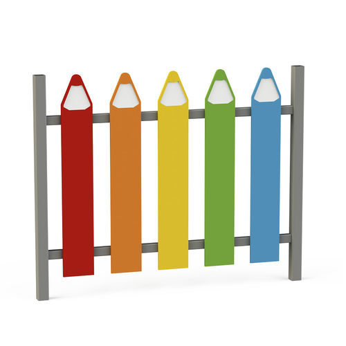 Recinzione a lamelle - GOF03  - GOTINSHTAIN EOOD - per parco giochi / in metallo / in polietilene ad alta densità HDPE