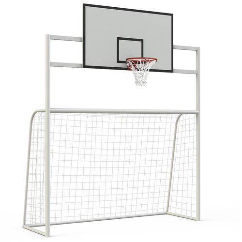 Porta multisport per calcio, pallamano e pallacanestro - FE02  - GOTINSHTAIN EOOD - in metallo / fisso / bianco