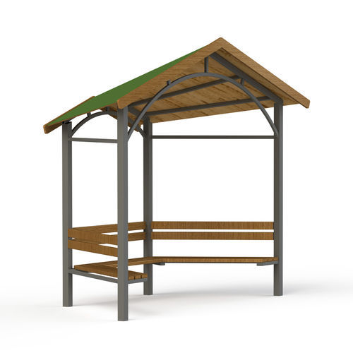 Gazebo in legno - GAB12 - GOTINSHTAIN EOOD - in metallo / tetto in legno / in polietilene ad alta densità HDPE
