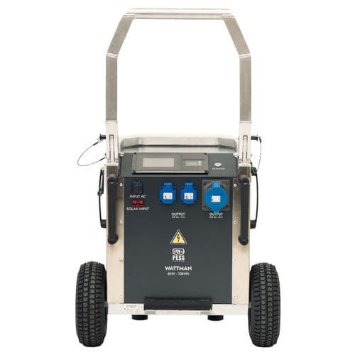 Gruppo elettrogeno con alimentazione a batteria - WATTMAN - PESS ENERGY - monofase / mobile / per eventi